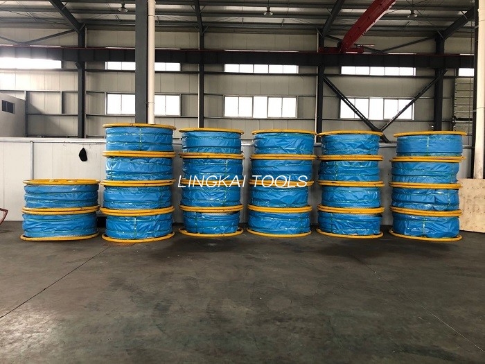 18 Strands Anti Twisting Braided Steel Rope Para sa High Voltage Big Conductors Stringing