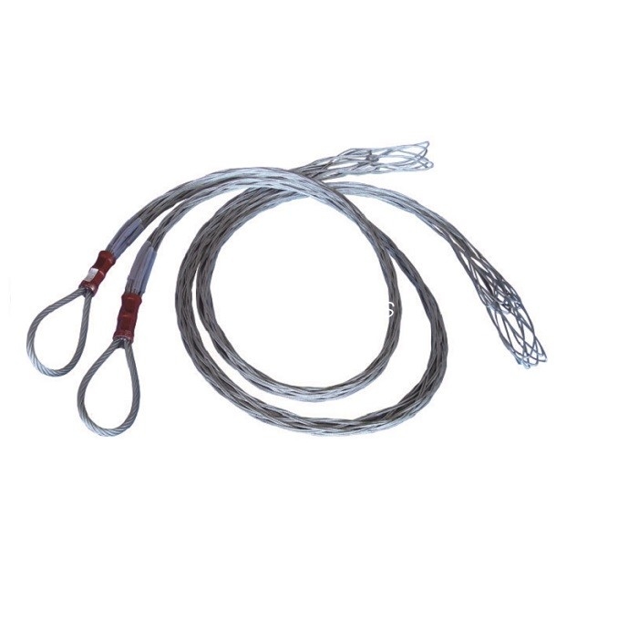 Power Line Construction Tools Isang Ulo Uri Wire Rope Pansamantalang Mesh Sock Joints