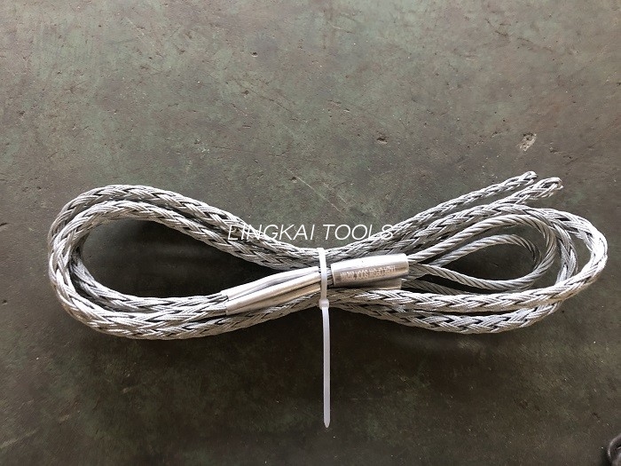 Konstruksyon ng Power Line Wire Rope Cable Sleeve Connector OPGW ADSS Mesh Sock Joints