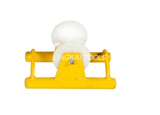 Steel Frame Nylon Wheel Cable Pulley Roller Nilagyan ng High Speed ​​Bearings