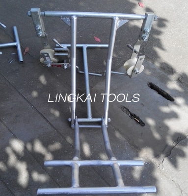 SFD1A Tower Safety Equipment / Inspection Trolleys Cart Para sa Single Conductor Line
