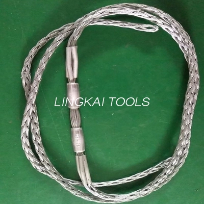 Pansamantalang Single Head Conductor Transmission Line Tool / Cable Sleeve Mesh Sock Joint