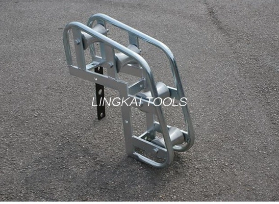 Tubular Steel Cable Pulling Roller Bend At Manhole Entry Cable Roller